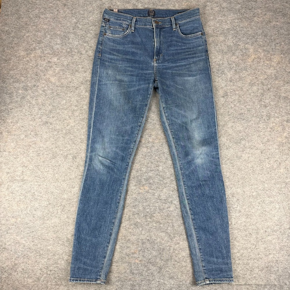 Citizens of Humanity Rocket High Rise Skinny Jeans 30" Blue Womens 28